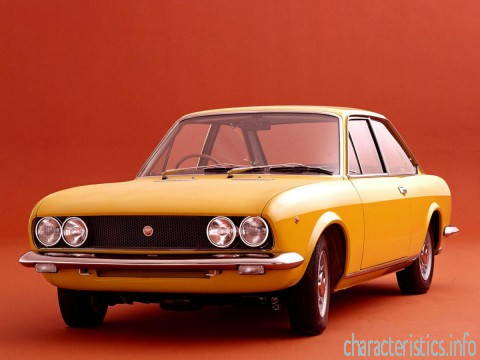 FIAT 世代
 124 Coupe 1600 (BC 1) (100 Hp) 技術仕様
