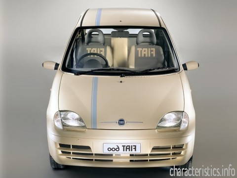 FIAT Покоління
 600 1.1 i 8V (54 Hp) Технічні характеристики
