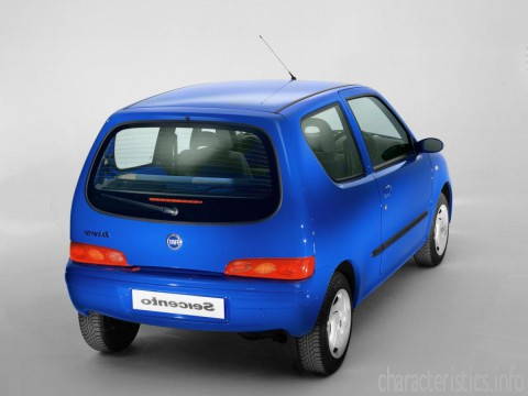 FIAT Покоління
 Seicento (187) 1.1 (55 Hp) Технічні характеристики
